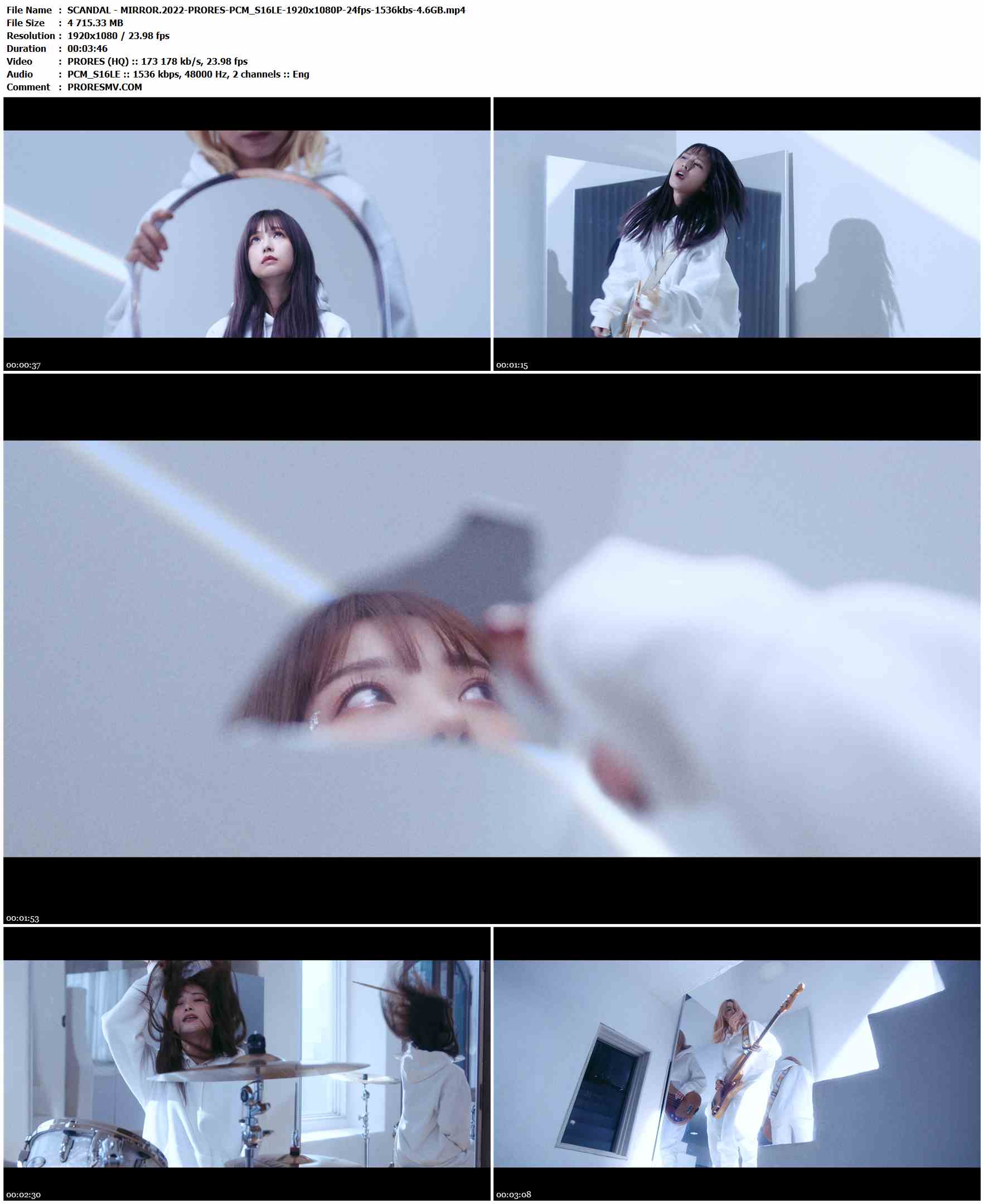 SCANDAL - MIRROR.2022-PRORES-PCM_S16LE-1920x1080P-24fps-1536kbs-4.6GB官方MV_高清MV